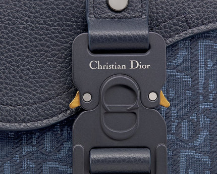 Mini sac Messenger à rabat Saddle Bleu Marine