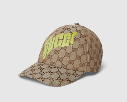 Casquette de baseball en toile GG avec imprimé