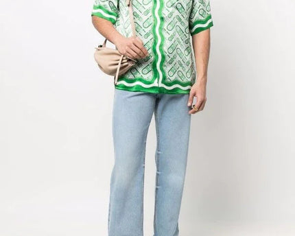 Casablanca Ping Pong monogram-print shirt