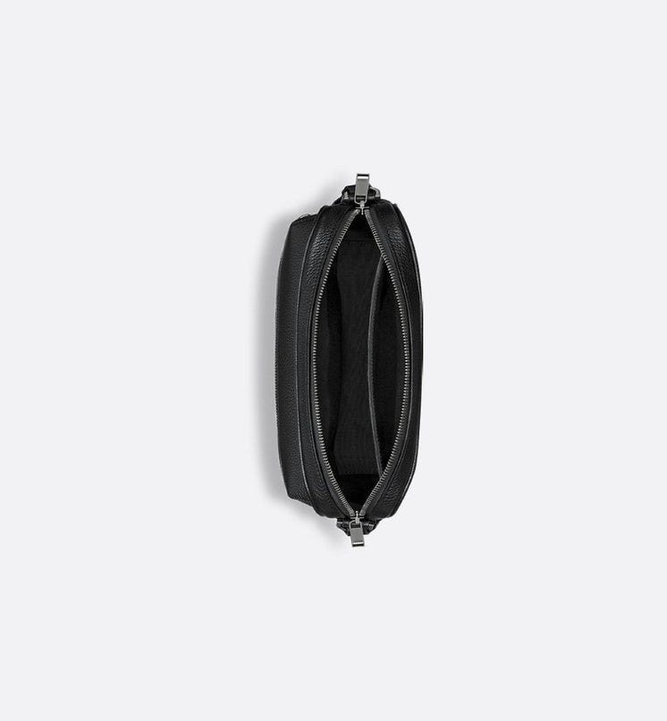 Sac Messenger zippé Rider 2.0 Noir et Beige