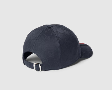 Casquette en coton GG avec bande Web