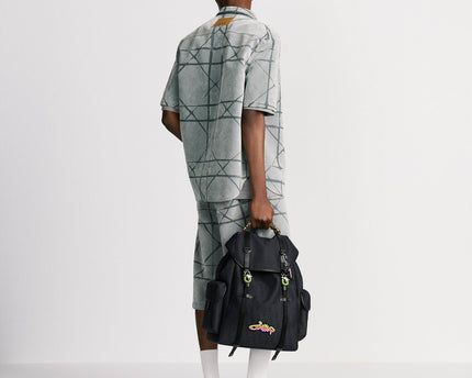 Sac à dos à rabat Dior Hit The Road DIOR AND LEWIS HAMILTON
