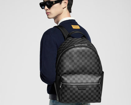 Sac à dos Discovery PM Toile Damier Graphite Noir