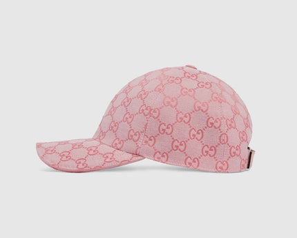 CASQUETTE EN TOILE GG Rose