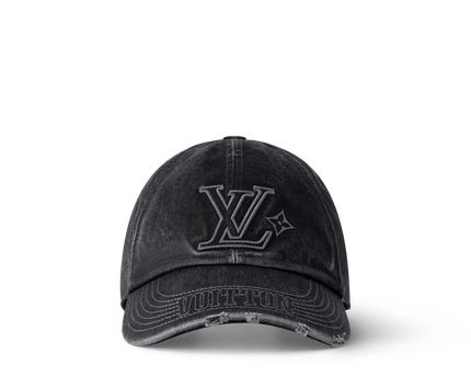Casquette LV Denim Washed - CASQUETTES (2)