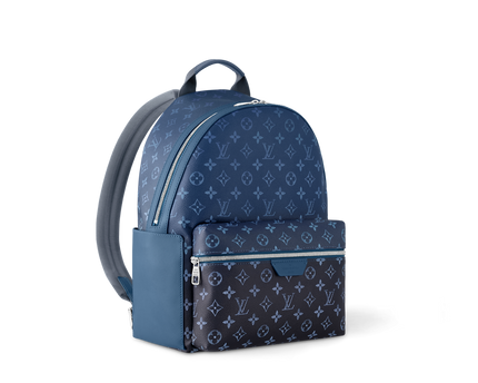 Sac à dos Discovery PM Toile Monogram Bleu et noir