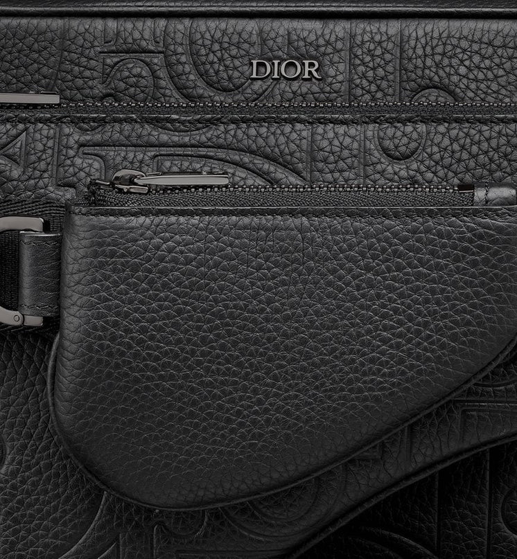 Triple Pouch Saddle Cuir