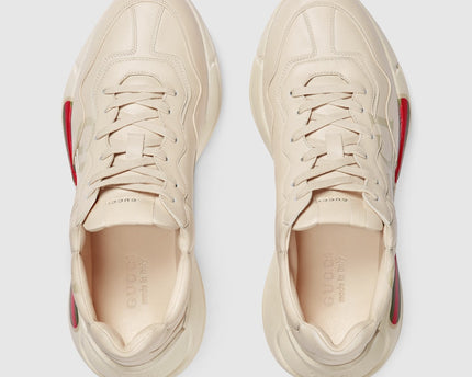 BASKETS EN CUIR RHYTON AVEC LOGO GUCCI POUR HOMME - #1