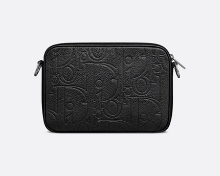 Triple Pouch Saddle Cuir
