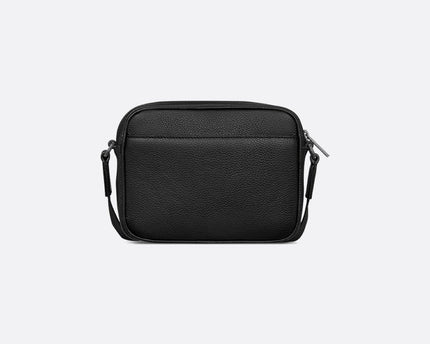 Mini sac Messenger zippé Rider 2.0 Noir et Beige