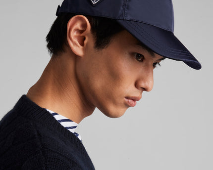 Casquette de baseball en Re-Nylon Bleu