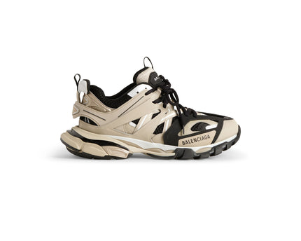 SNEAKER TRACK EN BEIGE/NOIR