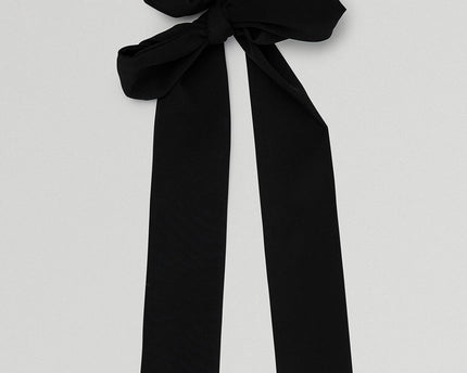 Love Knots Tie Scrunchie - Black