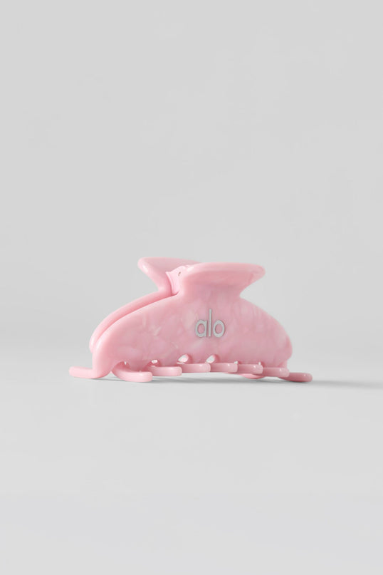 90's Claw Clip - Pink Marshmallow Shell