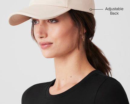 Satin Off-Duty Cap - Creme