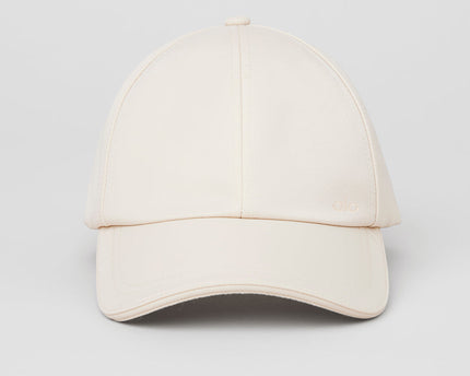 Satin Off-Duty Cap - Creme