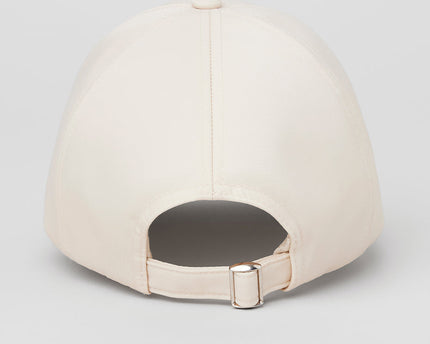 Satin Off-Duty Cap - Creme
