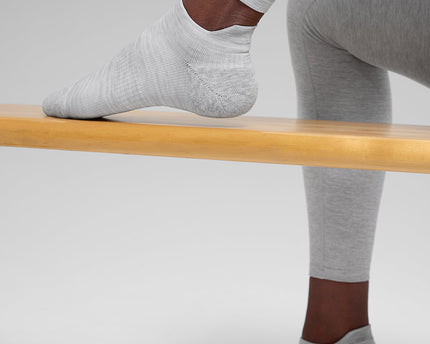 Unisex Performance Tab Sock - Athletic Heather Grey