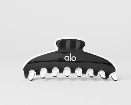 Outline Claw Clip - Black/White