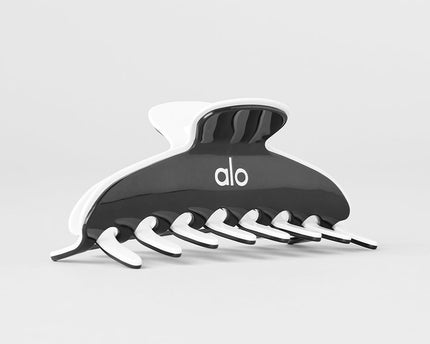 Outline Claw Clip - Black/White