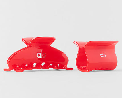 Effortless Claw Clip (2-Pack) - Bright Red