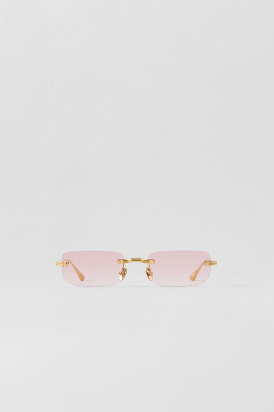 ALO Wire Frame Sunglasses - Gold/Pink Gradient