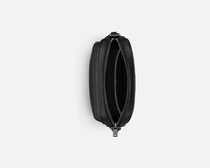 Mini sac Messenger zippé Rider 2.0 Noir et Beige