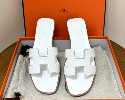 Hermes - Claquettes Blanc