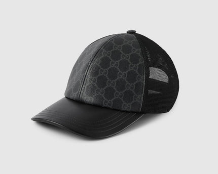CASQUETTE EN TOILE GG MONOGRAM Noir