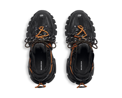 SNEAKER TRACK TRAIL LACES POUR HOMME EN NOIR/ORANGE