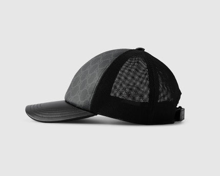 CASQUETTE EN TOILE GG MONOGRAM Noir