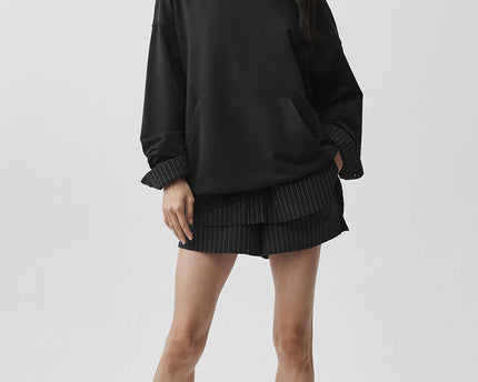 Double Take Hoodie - Black