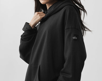 Double Take Hoodie - Black