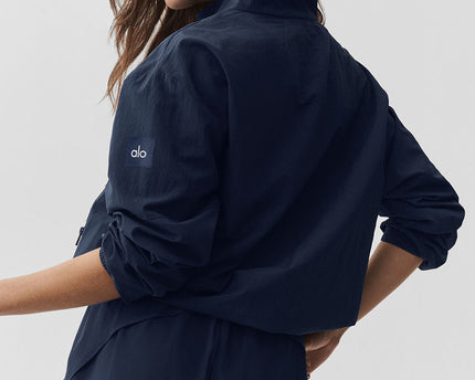 Light Weight Takeaway Track Pullover - Navy
