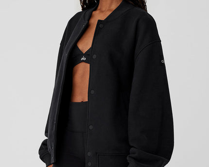 Renown Varsity Jacket - Black
