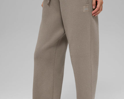 Scholar Straight Leg Sweatpant - Light Cocoa