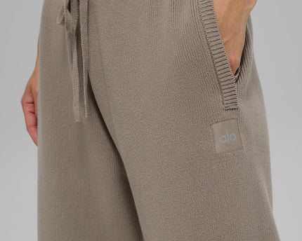 Scholar Straight Leg Sweatpant - Light Cocoa