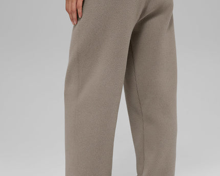 Scholar Straight Leg Sweatpant - Light Cocoa