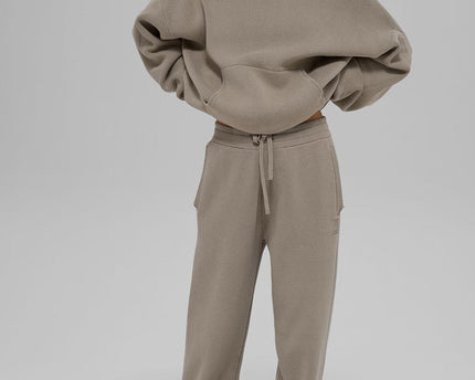 Scholar Straight Leg Sweatpant - Light Cocoa