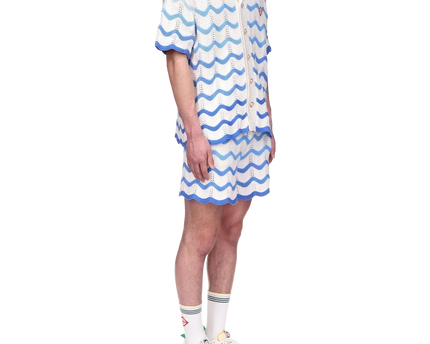 Wavy Gradient Crochet Shirt - casablanca (2)