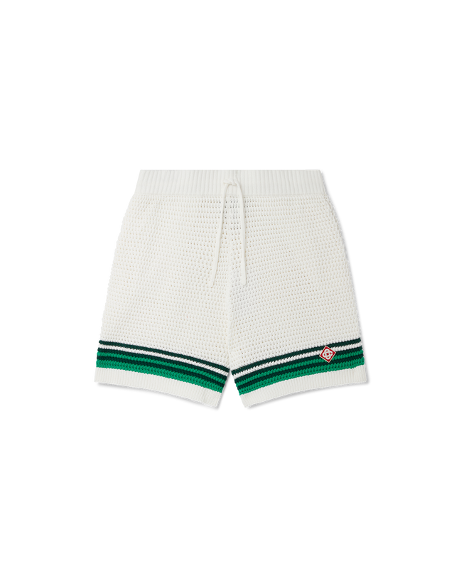 Tennis Crochet Shorts - casablanca