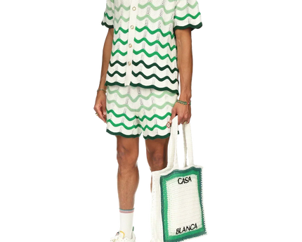Wavy Gradient Crochet Shorts - casablanca (2)