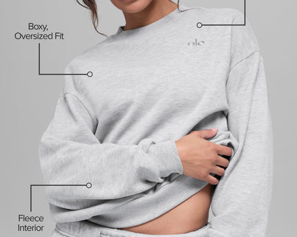 Accolade Crew Neck Pullover - Athletic Heather Grey