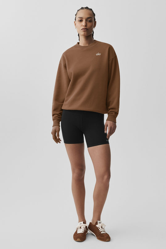 Accolade Crew Neck Pullover - Sun Kissed Brown