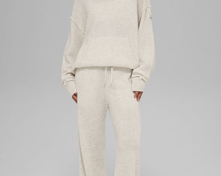 Wool Cashmere New Class Hoodie - Bone Heather