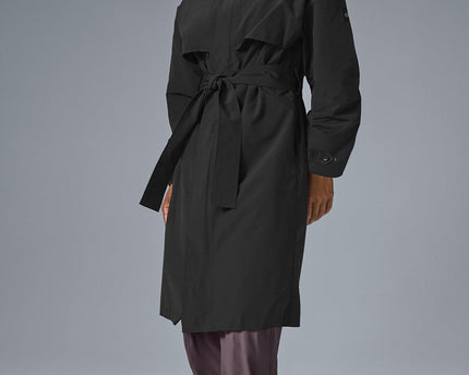 Crinkle On The Move Trench - Black