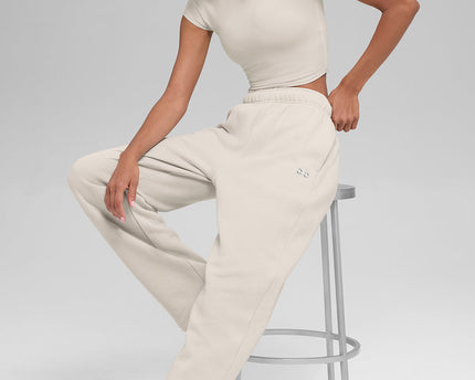 Accolade Straight Leg Sweatpant - Bone