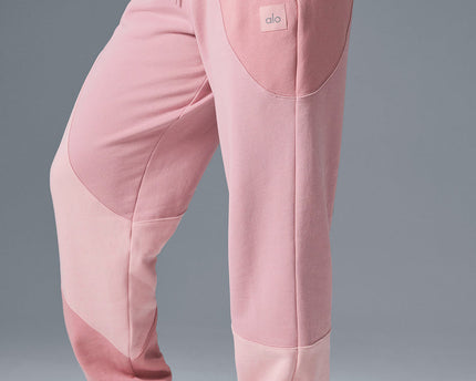 Make Waves Sweatpant - Sunset Pink Tonal