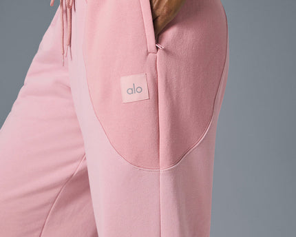 Make Waves Sweatpant - Sunset Pink Tonal