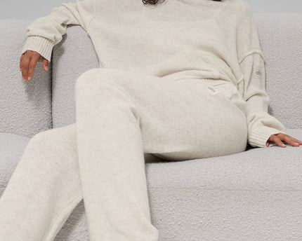 Wool Cashmere New Class Sweatpant - Bone Heather